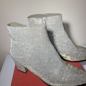 Nizza  gold silver  boots